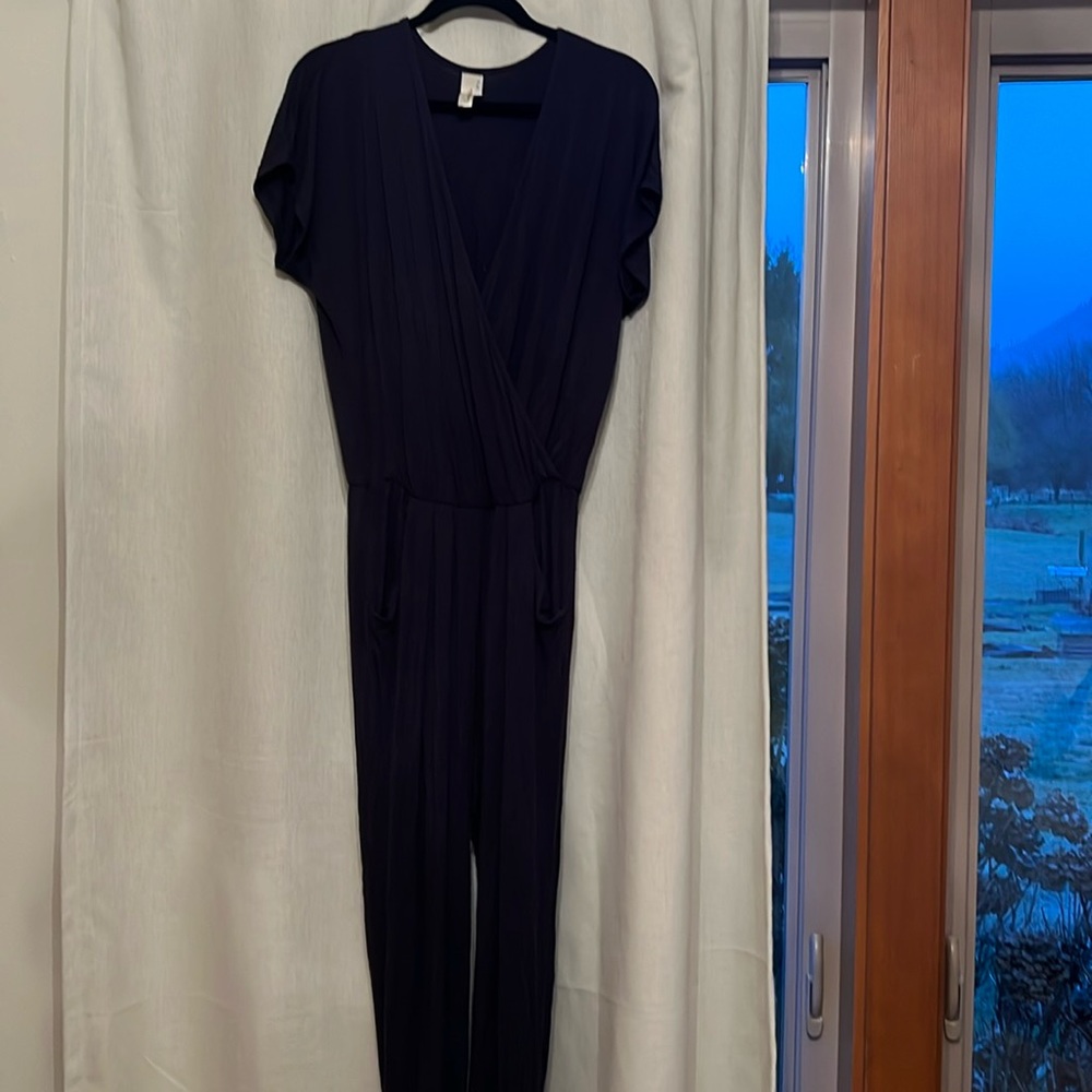 Loveappella navy jumpsuit